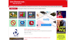 Desktop Screenshot of livechennai.com